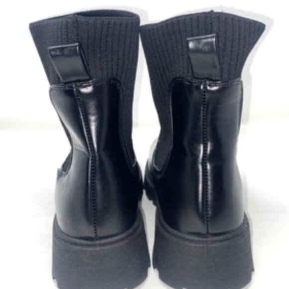 TOP MODA Women's Bronx-72 Chelsea Sock Boot Black Size 8.5 - Picture 6 of 6